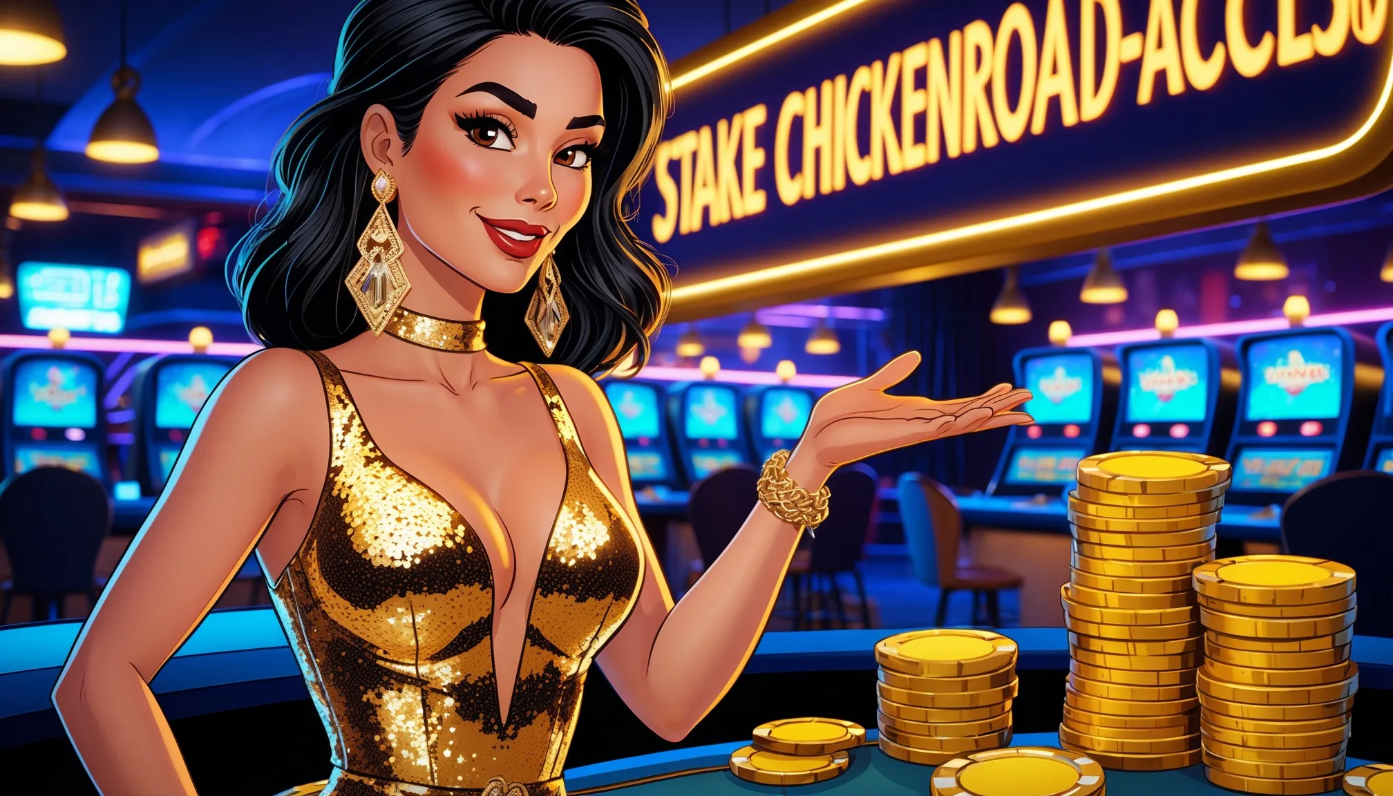 stake chicken road